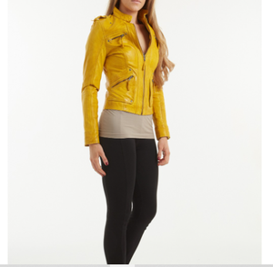 Bon marché Vestes en cuir pour femmes pour dames Mode Nouvelle arrivée Vestes en cuir véritable personnalisées - Product Image 2