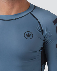 Rashguard MMA entièrement personnalisé, manches longues, impression par transfert thermique, séchage rapide, tissu 280g, chemises de sport 2025 par BWI - Product Image 6