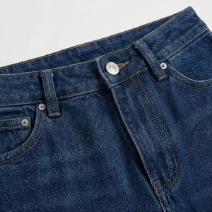 Jeans taille mi-haute, couleur personnalisée, pantalon en denim décontracté pour femmes, qualité d'exportation, pantalon respirant en coton, streetwear, bas de vêtements tendance - Product Image 4