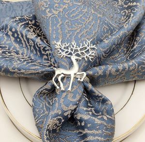 Decorative Metal Reindeer <b>Napkin</b> Ring With Artistic Symbols Excellent Option For Family Gatherings <b>Parties</b> And Holidays - Product Image 3