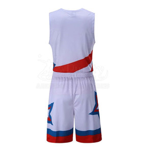 Uniforme de basket-ball de haute qualité respirant grande taille léger à séchage rapide pour hommes conception personnalisée vêtements de sport en gros - Product Image 2