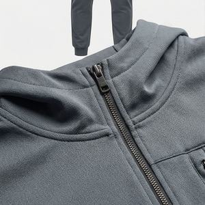 Conjuntos Deportivos de Invierno para Hombre con Capucha, 100% Algodón, Transpirables, con Transferencia de Calor, Personalizables, para Gimnasio, Fitness, Correr, Trotar y Entrenar - Product Image 4
