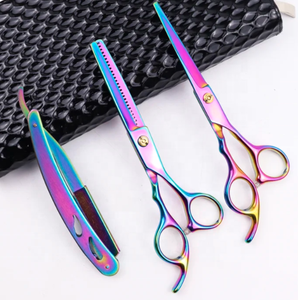 ชุดกรรไกรตัดผมเกรดอุตสาหกรรม6นิ้วชุดตัดผมสแตนเลสสตีลสำหรับตัดผมและตัดผม - Product Image 5