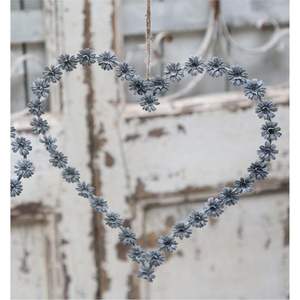 Guirnalda de Flores de Metal Rústico para Decoración de Pared, Guirnalda Floral de Hierro Dorado Antiguo, Arte Metálico 3D para Colgar en la Pared, para Sala de Estar, Patio, Casa de Campo - Product Image 4