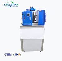 Machine à glace en flocons COLDPRO 0.3T, petite, en acier inoxydable 304, automatique, commerciale, pour mini-boutique, stand de fruits de mer, refroidissement des produits frais