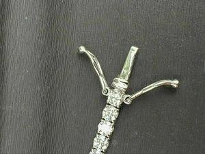 925 Silver Tennis <b>Bracelet</b> 6.00 Ct Round Cut Moissanite <b>Diamond</b> Trendy Style - Product Image 2