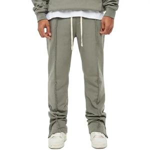Custom 100% <b>Cotton</b> <b>Raw</b> Seam Dropped Shoulder Hoodie Heavy Weight Jogger Set With Kangaroo Pockets Cheap Price Tracksuits - Product Image 3