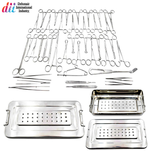 Debonairii 74 pièces ensemble d'instruments chirurgicaux médicaux de haute qualité outils de hernie d'appendicectomie en acier inoxydable Source d'alimentation manuelle - Product Image 2