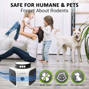 Repellente per Roditori a Ultrasuoni Intelligente, Deterrente per Topi LED Plug-in 4-in-1, Repellente per Scoiattoli che Emette Onde Ultrasoniche - Product Image 5