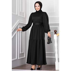 Vestido Beliz Belted Hijab Negro - Product Image 3