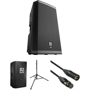 Nouveau kit de haut-parleur amplifié Bluetooth Electro-Voice ZLX-12BT 12 pouces 1000W de qualité supérieure avec support, housse et câble - Product Image 1