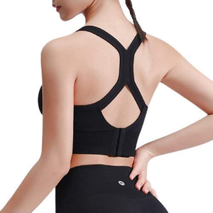 Soutien-gorge de sport grande taille personnalisé à impact élevé pour femmes sous-vêtements de fitness sans couture respirant yoga course soutien-gorge de sport Pakistan - Product Image 4