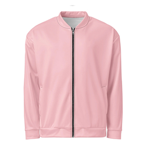 Women's Stand Collar Bomber <b>Jacket</b> Long Sleeve Full Zip-Up Quick Dry Breathable Nylon Material for Winter Season - Product Image 4