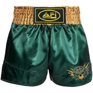 Aero กางเกงขาสั้นมวยไทยแบบแห้งเร็วระบายอากาศได้ดี MMA แบบมวยไทยขาสั้นปรับแต่งโลโก้100% โพลีเอสเตอร์220กรัม - Product Image 6