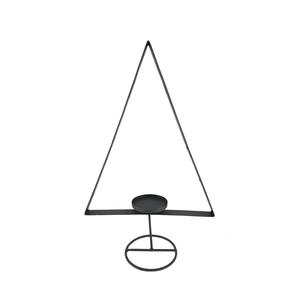 Porte-bougie chauffe-plat en métal décoratif de noël couleur noire pour la maison mariage noël éclairage de table décor fait à la main en vrac - Product Image 1