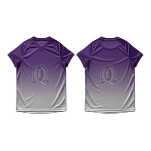 Camiseta de Floorball con Degradado Morado al por Mayor, Sublimada, de Poliéster, Secado Rápido, Tejido de Malla, Ropa Deportiva para Hombre, Equipo de Club - Product Image 1