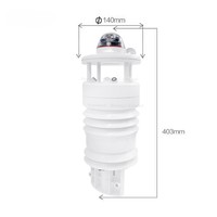Sensor compacto de calidad del aire con detección de ruido y clima PM2.5/PM10, monitoreo de polvo al aire libre