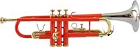 Bulk Supplier Trumpet for Students Beginners Free Hard Case 7C Bb Pitch Brass Musical Instrument ZE0156 (Orange) Uttar Pradesh