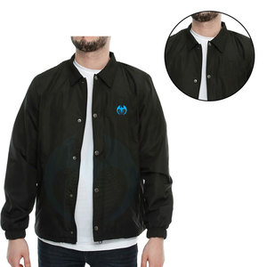 Veste de sport pour homme personnalisable 2023, 100% polyester/nylon, toile imperméable et respirante, coupe ajustée - Product Image 5