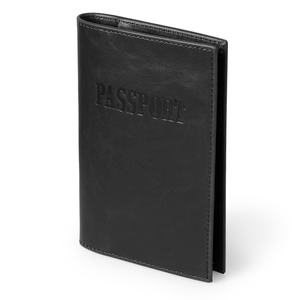 PTH-0029C de porte-passeport en cuir à la mode avec blocage RFID étanche avec logo personnalisé en gros - Product Image 5