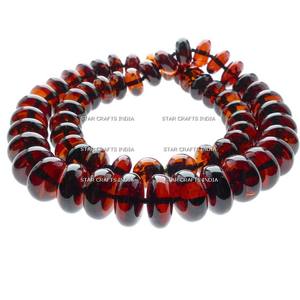 Vendedor caliente 2024 Cola Collar de cuentas de resina de color rojo a precio de fábrica al por mayor de STAR CRAFTS INDIA - Product Image 1