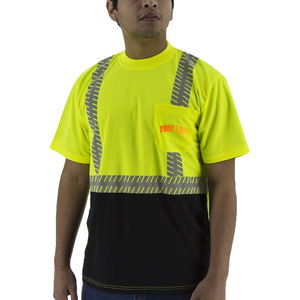 Chaleco de Seguridad de Alta Visibilidad Premium con Cinta Reflectante, 100% Poliéster, LED Intermitente, Impermeable, Logotipo Personalizado, Ropa de Trabajo para Exteriores - Product Image 3