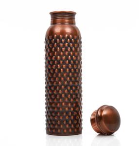 Bouteille d'eau décorative en cuivre de style vintage aux tarifs de gros de l'Inde - Product Image 1