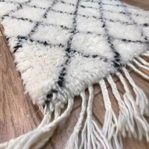 ชุดพรมในพื้นที่ที่สามารถซักได้กันลื่นทำด้วยมือผ้าขนปุยนุ่มนุ่มทันสมัยใช้ในร่มเป็นมิตรกับสิ่งแวดล้อม - Product Image 2