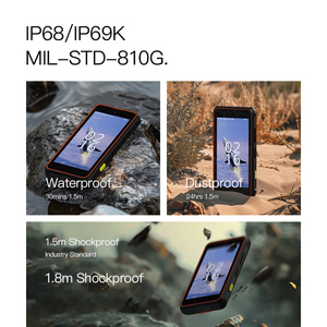 4 inch Octa Core IP68 ip69k 4GB + 64GB Dual Sim mini kích thước 4 gam LTE Android 14 Rugged điện thoại thông minh với NFC - Product Image 6