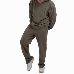 Vente en gros Pantalons de survêtement et sweats à capuche personnalisés unisexes Ensemble de jogging Brad Survêtements d'hiver brodés - Product Image 2