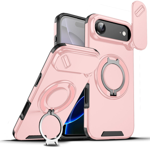Magentic Vòng Đứng Chủ Chống Sốc Trượt Máy Ảnh Cover Quay Lại Cho <span class=keywords><strong>iPhone</strong></span> 17 Không Khí 14pro Max <span class=keywords><strong>360</strong></span> Điện Thoại Di Động Điện Thoại Di Động Bảo Vệ - Product Image 2