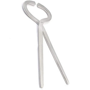 Probador de pezuñas de acero inoxidable hecho a medida, instrumento veterinario, herramientas de herrador, Salud de caballo ajustable duradera - Product Image 4