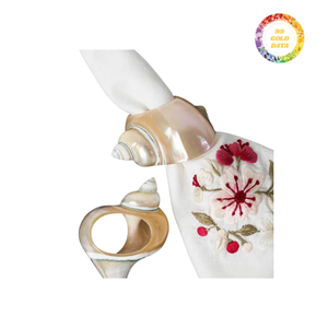 Affordable Seashell Napkin Rings-Beautiful Dining <b>Accessories</b> from 99 Gold Data - Product Image 5