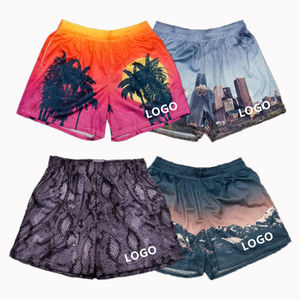 Short Rugby Footy personnalisé en polyester haute qualité, design votre propre logo, avec poche zippée, sublimation - Product Image 1