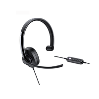 Casque téléphonique filaire monaural avec suppression du bruit ENC, type C, compatible avec Teams pour centre d'appels