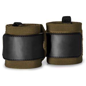 Nouvelle conception de sangles de poignet pour la musculation en coton résistant avec logo personnalisé, antidérapantes, respirantes et légères pour la salle de sport et le fitness - Product Image 2