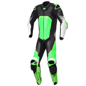 Combinaison de moto en cuir tenue de moto de tous les jours ajustement sécurisé tenue de moto de protection haute résistance combinaison de moto en cuir - Product Image 1