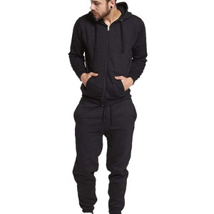 Survêtement de sport à fermeture éclair complète pour hommes, survêtement de jogging deux pièces à capuche, survêtement de sport pour l'hiver, tenues 2 pièces - Product Image 5