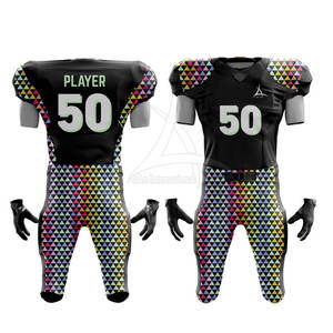 Uniforme de Fútbol Americano Premium para Hombre, Transpirable, Talla Grande, Manga Corta, 100% Poliéster, Diseñado para Juegos y Entrenamiento - Product Image 6