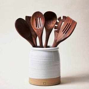 Accessoires uniques pour articles : Ensemble de saladiers en acacia, écologiques, compatibles lave-vaisselle, ustensiles de cuisine pour la maison, fabriqués en Inde - Product Image 5