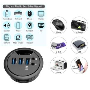 USB HUB PRO USB 3.0 and <b>Type</b> <b>C</b> Hub with 5GBPS Speed Data Transfer Splitter Function Made of Aluminium Alloy Computer <b>Adapter</b> - Product Image 4