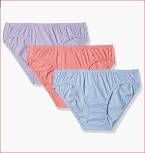 Braguitas de Patchwork para Mujer, Ropa Interior sin Costuras, Cómodas, de Color Sólido, Braguitas Casuales, Braguitas Menstruales/para el Periodo - Product Image 4