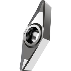 Inserto de Torneado Plateado con Recubrimiento PVD ISO VCGT 160404F-ALT0315 D.4.4mm, Herramienta Indexable con PU 10 - Product Image 2