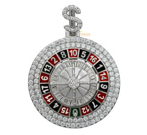 Pendentif Hip Hop en argent sterling S925 avec diamants VVS cultivés en laboratoire coupe brillante entièrement buste pendentifs à breloque cadeau pour enfant - Product Image 2