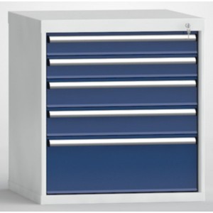 Armadio a Cassetti SGB 800 x 725 x 750 mm HxLxP 5 Cassetti SGB080-05EP-001 - Product Image 1