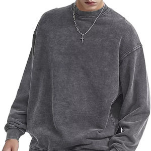 OEM Sweat-shirt d'hiver à motif solide et lourd pour hommes, haute qualité, sur mesure, tenue décontractée, construisez votre propre sweat à capuche de marque - Product Image 1