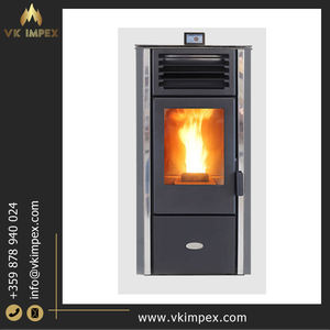 Estufa de pellets de diseño moderno de la mejor calidad Chaqueta de aire de hierro fundido de hierro de alta eficiencia de calefacción Villas Precio de mercado competitivo directo - Product Image 5