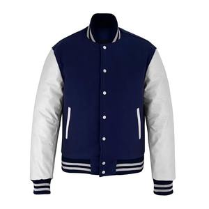 OEM Custom Vintage Letterman Varsity <b>Jacket</b> <b>Men</b> Best Manufacturer's New Leather Sleeves Waterproof Plus Size <b>Fur</b> Winter - Product Image 1