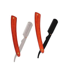 Navaja de Afeitar Profesional para Barbería, Cuchilla Recta para Cortar Barba con su Propia Marca - Product Image 4