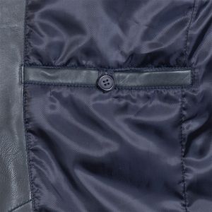 แจ็กเก็ตหนังวัวสำหรับผู้ชายเสื้อแจ็คเก็ตหนังแท้ระบายอากาศน้ำหนักเบาผลิตตามสั่ง - Product Image 4